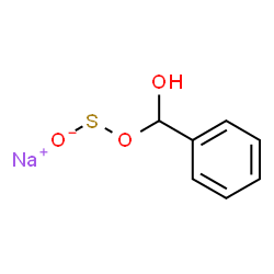 ChemSpider 2D Image | Sodium {[hydroxy(phenyl)methoxy]sulfanyl}oxidanide | C7H7NaO3S