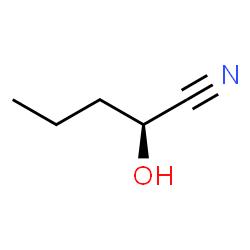 ChemSpider 2D Image | (2S)-2-Hydroxypentanenitrile | C5H9NO