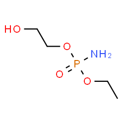 ChemSpider 2D Image | Ethyl 2-hydroxyethyl phosphoramidate | C4H12NO4P