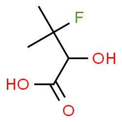ChemSpider 2D Image | 3-Fluoro-2-hydroxy-3-methylbutanoic acid | C5H9FO3