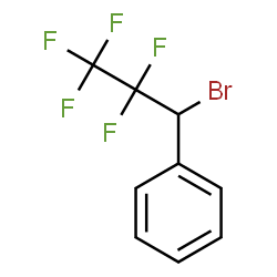 ChemSpider 2D Image | (1-Bromo-2,2,3,3,3-pentafluoropropyl)benzene | C9H6BrF5