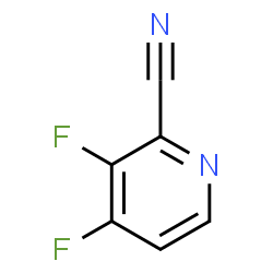 ChemSpider 2D Image | 3,4-Difluoro-2-pyridinecarbonitrile | C6H2F2N2