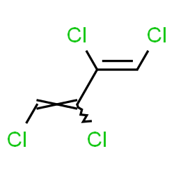ChemSpider 2D Image | (1Z,3Z)-1,2,3,4-Tetrachloro-1,3-butadiene | C4H2Cl4