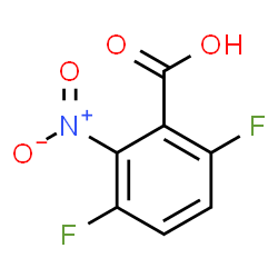 ChemSpider 2D Image | 3,6-Difluoro-2-nitrobenzoic acid | C7H3F2NO4