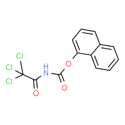 ChemSpider 2D Image | 1-Naphthyl (trichloroacetyl)carbamate | C13H8Cl3NO3