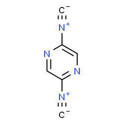 ChemSpider 2D Image | 2,5-Diisocyanopyrazine | C6H2N4