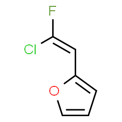 ChemSpider 2D Image | 2-[(Z)-2-Chloro-2-fluorovinyl]furan | C6H4ClFO