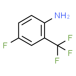 ChemSpider 2D Image | 4-Fluoro-2-(trifluoromethyl)aniline | C7H5F4N