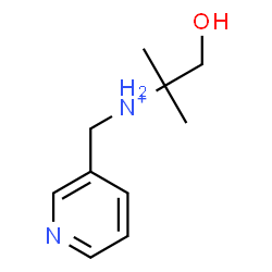 ChemSpider 2D Image | 1-Hydroxy-2-methyl-N-(3-pyridinylmethyl)-2-propanaminium | C10H17N2O