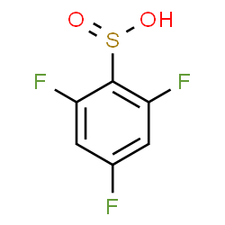 ChemSpider 2D Image | 2,4,6-Trifluorobenzenesulfinic acid | C6H3F3O2S