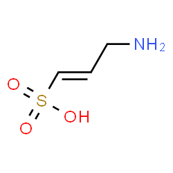 ChemSpider 2D Image | (1E)-3-Amino-1-propene-1-sulfonic acid | C3H7NO3S