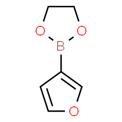 ChemSpider 2D Image | 2-(3-Furyl)-1,3,2-dioxaborolane | C6H7BO3