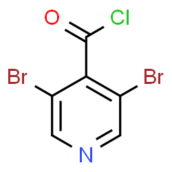 ChemSpider 2D Image | 3,5-Dibromoisonicotinoyl chloride | C6H2Br2ClNO