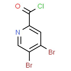 ChemSpider 2D Image | 4,5-Dibromo-2-pyridinecarbonyl chloride | C6H2Br2ClNO