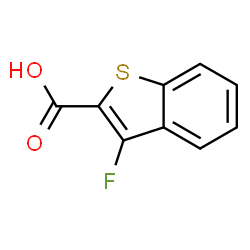 ChemSpider 2D Image | 3-Fluoro-1-benzothiophene-2-carboxylic acid | C9H5FO2S