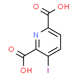 ChemSpider 2D Image | 3-Iodo-2,6-pyridinedicarboxylic acid | C7H4INO4