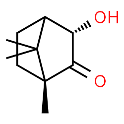 ChemSpider 2D Image | (1R,3S)-3-Hydroxy-1,7,7-trimethylbicyclo[2.2.1]heptan-2-one | C10H16O2