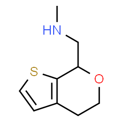 ChemSpider 2D Image | 1-(4,7-Dihydro-5H-thieno[2,3-c]pyran-7-yl)-N-methylmethanamine | C9H13NOS