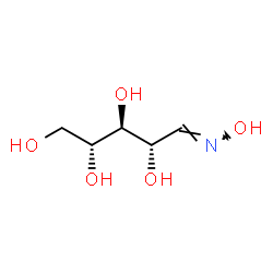 ChemSpider 2D Image | (2R,3S,4S,5E)-5-(Hydroxyimino)-1,2,3,4-pentanetetrol (non-preferred name) | C5H11NO5