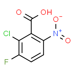 ChemSpider 2D Image | 2-Chloro-3-fluoro-6-nitrobenzoic acid | C7H3ClFNO4