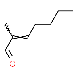 ChemSpider 2D Image | (2E)-2-Methyl-2-heptenal | C8H14O
