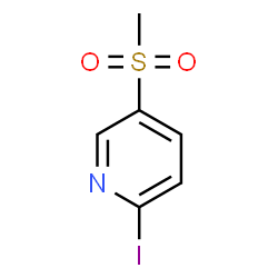ChemSpider 2D Image | 2-Iodo-5-(methylsulfonyl)pyridine | C6H6INO2S