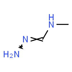 ChemSpider 2D Image | N-Methylhydrazonoformamide | C2H7N3