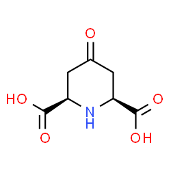 ChemSpider 2D Image | (2R,6S)-4-Oxo-2,6-piperidinedicarboxylic acid | C7H9NO5