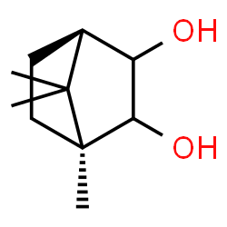 ChemSpider 2D Image | (1S,4R)-1,7,7-Trimethylbicyclo[2.2.1]heptane-2,3-diol | C10H18O2