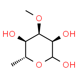 ChemSpider 2D Image | 6-Deoxy-3-O-methyl-D-allopyranose | C7H14O5