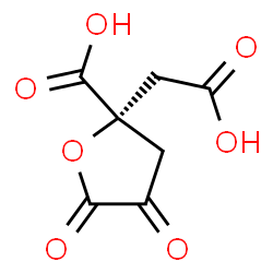 ChemSpider 2D Image | (2S)-2-(Carboxymethyl)-4,5-dioxotetrahydro-2-furancarboxylic acid | C7H6O7