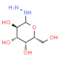 ChemSpider 2D Image | (3R,4S,5R,6R)-2-Hydrazino-6-(hydroxymethyl)tetrahydro-2H-pyran-3,4,5-triol (non-preferred name) | C6H14N2O5