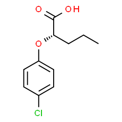 ChemSpider 2D Image | (2S)-2-(4-Chlorophenoxy)pentanoic acid | C11H13ClO3