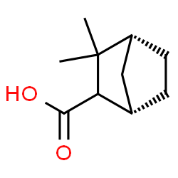 ChemSpider 2D Image | (1S,4R)-3,3-Dimethylbicyclo[2.2.1]heptane-2-carboxylic acid | C10H16O2