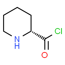 ChemSpider 2D Image | (R)-Piperidine-2-carbonyl chloride | C6H10ClNO