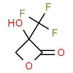 ChemSpider 2D Image | 3-Hydroxy-3-(trifluoromethyl)-2-oxetanone | C4H3F3O3