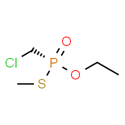 ChemSpider 2D Image | O-Ethyl S-methyl (S)-(chloromethyl)phosphonothioate | C4H10ClO2PS
