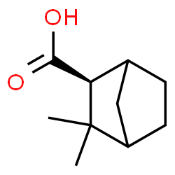 ChemSpider 2D Image | (2S)-3,3-Dimethylbicyclo[2.2.1]heptane-2-carboxylic acid | C10H16O2