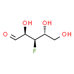 ChemSpider 2D Image | 3-Deoxy-3-fluoro-D-arabinose | C5H9FO4