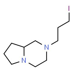 ChemSpider 2D Image | 2-(3-Iodopropyl)octahydropyrrolo[1,2-a]pyrazine | C10H19IN2