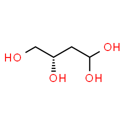 ChemSpider 2D Image | (3S)-1,1,3,4-Butanetetrol | C4H10O4