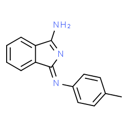 ChemSpider 2D Image | (1Z)-1-[(4-Methylphenyl)imino]-1H-isoindol-3-amine | C15H13N3