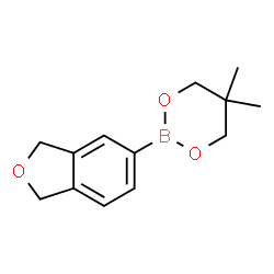 ChemSpider 2D Image | 5-(5,5-Dimethyl-1,3,2-dioxaborinan-2-yl)-1,3-dihydro-2-benzofuran | C13H17BO3