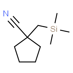 ChemSpider 2D Image | 1-[(Trimethylsilyl)methyl]cyclopentanecarbonitrile | C10H19NSi