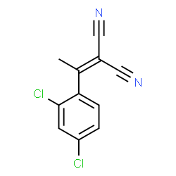 ChemSpider 2D Image | [1-(2,4-Dichlorophenyl)ethylidene]malononitrile | C11H6Cl2N2