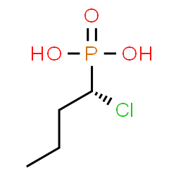 ChemSpider 2D Image | [(1R)-1-Chlorobutyl]phosphonic acid | C4H10ClO3P