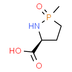 ChemSpider 2D Image | (5S)-2-Methyl-1,2-azaphospholidine-5-carboxylic acid 2-oxide | C5H10NO3P