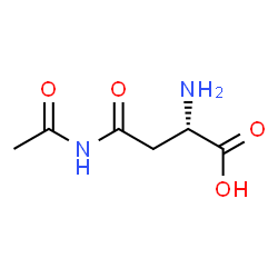 ChemSpider 2D Image | N-Acetyl-L-asparagine | C6H10N2O4