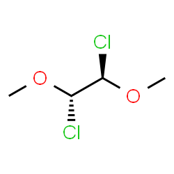ChemSpider 2D Image | (1R,2S)-1,2-Dichloro-1,2-dimethoxyethane | C4H8Cl2O2