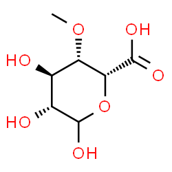 ChemSpider 2D Image | 4-O-Methyl-L-idopyranuronic acid | C7H12O7